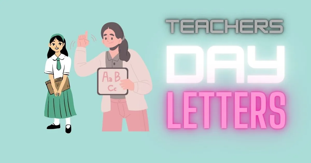 teachers day letters